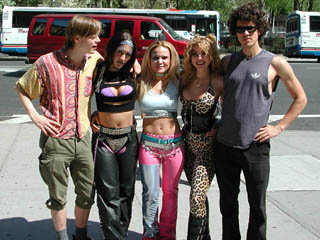 with the Velvet Girls, NYC