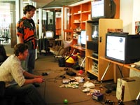 FCB media room - one of every type of modern gaming machine