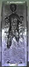 carbonite encased figure