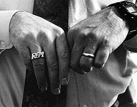 Robert E. Markison's hands