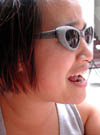 Amy's not happy here - photo by Wayne