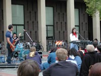 Dealership @ Sproul Plaza, outdoor show, Berkeley, 3 May 2002