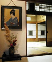 Japan, Akita, Yokote, Hiragen Ryokan - a traditional Japanese inn.  Cold in the winter!