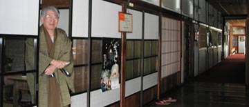 Japan, Akita, Yokote, Hiragen Ryokan - a traditional Japanese inn.  Cold in the winter!