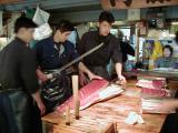 Picture from Tokyo's Tsukiji Wholesale (Fish) Market - click for a blowup and maybe some useful information.